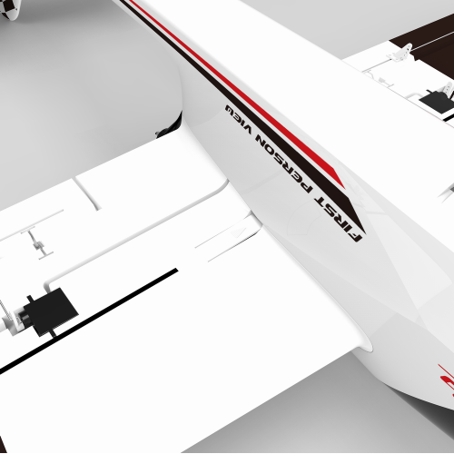 Volantex RC Elektroszybowiec RANGER G2 1.2M FPV samolot dla początkujących z żyroskopem 757-6 RTF + Kamera 720p