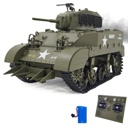 RACENT US M5A1 Czołg 1:16 RTR 108-3B2 - Kolor zielony - G2080