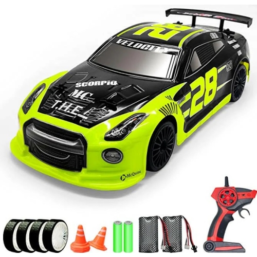 RACENT Model Samochodu Drift Car 1/14 4WD 785-42 609GB2 - silnik szczotkowy / kolor żółty