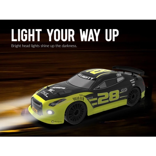 RACENT Model Samochodu Drift Car 1/14 4WD 785-42 609GB2 - silnik szczotkowy / kolor żółty