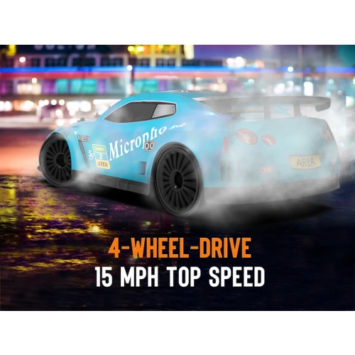 RACENT Model Samochodu Drift Car 1/14 4WD 785-42 609B2 - silnik szczotkowy / kolor jasno niebieski