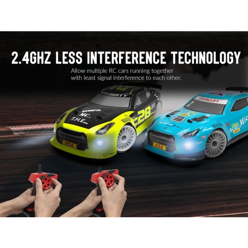 RACENT Model Samochodu Drift Car 1/14 4WD 785-42 609B2 - silnik szczotkowy / kolor jasno niebieski