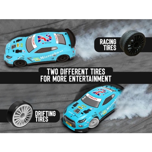 RACENT Model Samochodu Drift Car 1/14 4WD 785-42 609B2 - silnik szczotkowy / kolor jasno niebieski