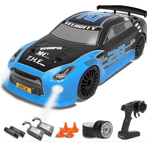 RACENT Model Samochodu Drift Car 1/14 4WD 609KB2 - silnik szczotkowy / kolor niebieski