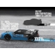 RACENT Model Samochodu Drift Car 1/14 4WD 609KB2 - silnik szczotkowy / kolor niebieski