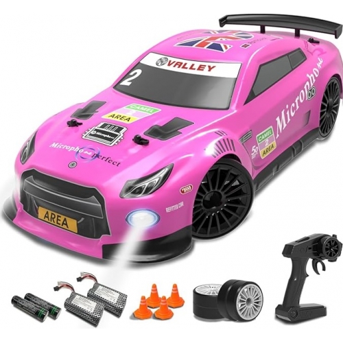 RACENT Model Samochodu Drift Car 1/14 4WD 609PB2 - silnik szczotkowy / kolor różowy