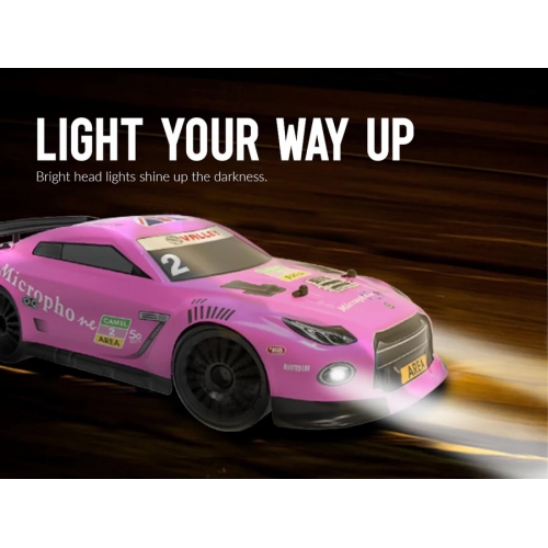 RACENT Model Samochodu Drift Car 1/14 4WD 609PB2 - silnik szczotkowy / kolor różowy