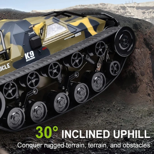 RACENT Terrain Tank Czołg 4WD 1:12 664YB2 - silnik szczotkowy / kolor żółty