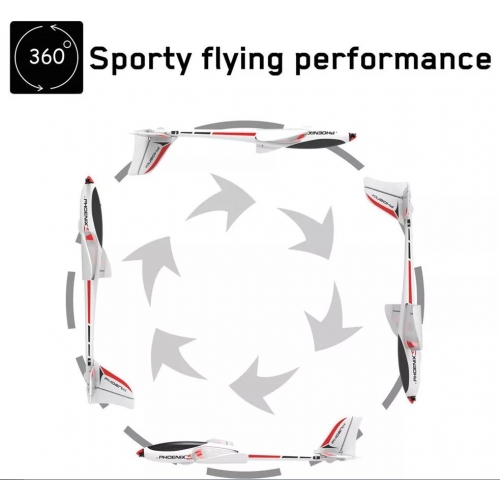 Volantex RC Phoenix S 1600mm 4-kanałowy szybowiec 742-7 KIT
