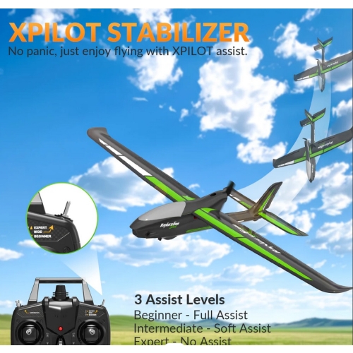 VolantexRC Ranger 600 Stunt z żyroskopem Xpilot 761-2SBRB2 RTF - Kolor czarny