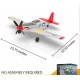 VolantexRC Mini Mustang P-51D z systemem stabilizacji Xpilot One Key Aerobatic Idealny dla początkujących 761-5 V2 RTF Red