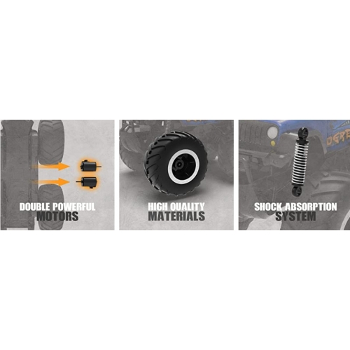 STEMTRON Amphibious Samochód amfibia 1/16 767BB2 - silnik szczotkowy / kolor niebieski