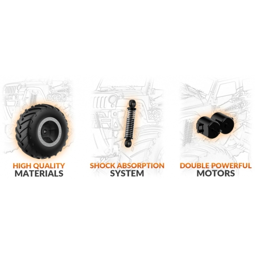 STEMTRON Amphibious Samochód amfibia 1/16 767GB2 - silnik szczotkowy / kolor zielony