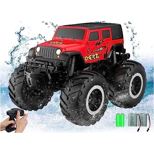 STEMTRON Amphibious Samochód amfibia 1/16 767RB2 - silnik szczotkowy / kolor czerwony