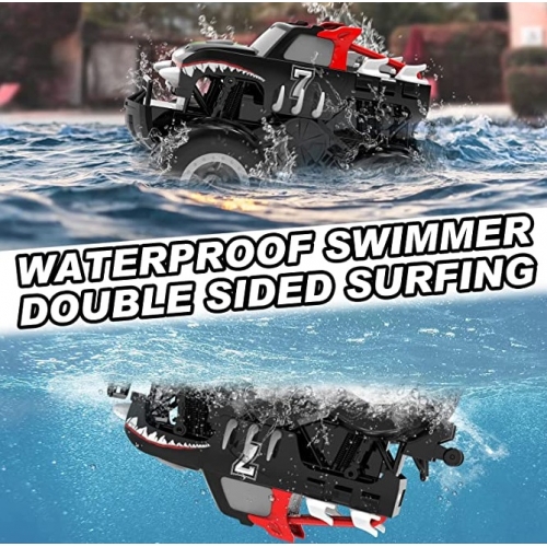 STEMTRON Amphibious Samochód amfibia 1/16 771HB2 - silnik szczotkowy / kolor czarny