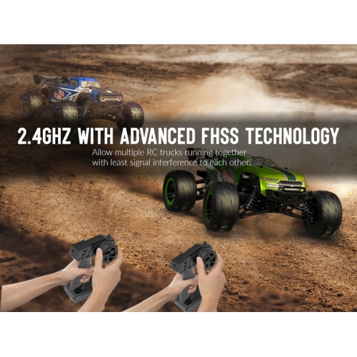 RACENT Samochód Monster Truck SandStorm 4WD 1/16 785-6 - silnik szczotkowy / kolor niebieski