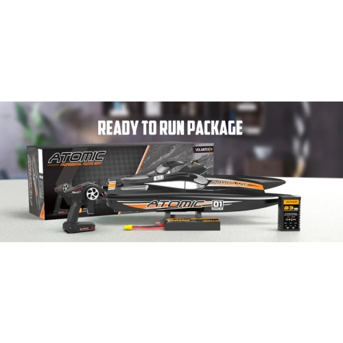 Volantex RC Atomic 70cm szybka motorówka do 60km/h 792-6R RTR - silnik bezszczotkowy / kolor czarny