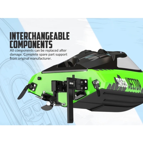 Volantex RC SR65B szybka motorówka do 60km/h 792-7GR RTR - silnik bezszczotkowy / kolor zielony