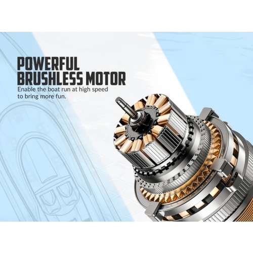 Volantex RC SR65B szybka motorówka do 60km/h 792-7GR RTR - silnik bezszczotkowy / kolor zielony