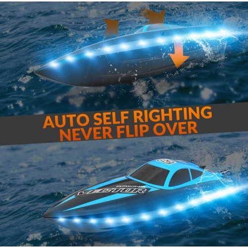 Volantex RC Vector Lumen motorówka z systemem samoodwracania 795-6 RTR - silnik szczotkowy / kolor niebieski