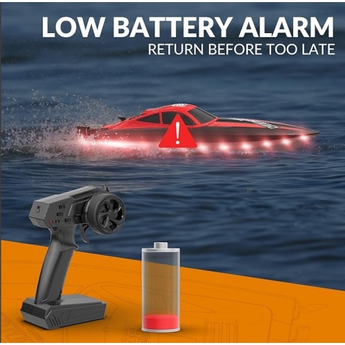 Volantex RC Vector Lumen motorówka z systemem samoodwracania 795-6 RTR - silnik szczotkowy / kolor czerwony