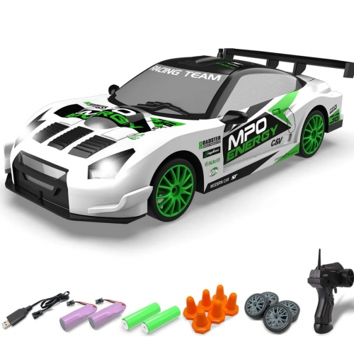 RACENT Model Samochodu Drift King 1/24 4WD 926WB2 - silnik szczotkowy / kolor biały