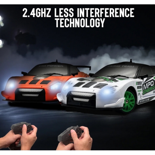 RACENT Model Samochodu Drift King 1/24 4WD 926WB2 - silnik szczotkowy / kolor biały